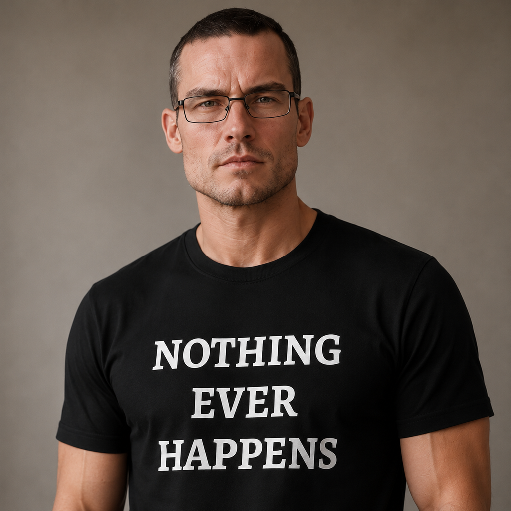 nothing ever happens t-shirt