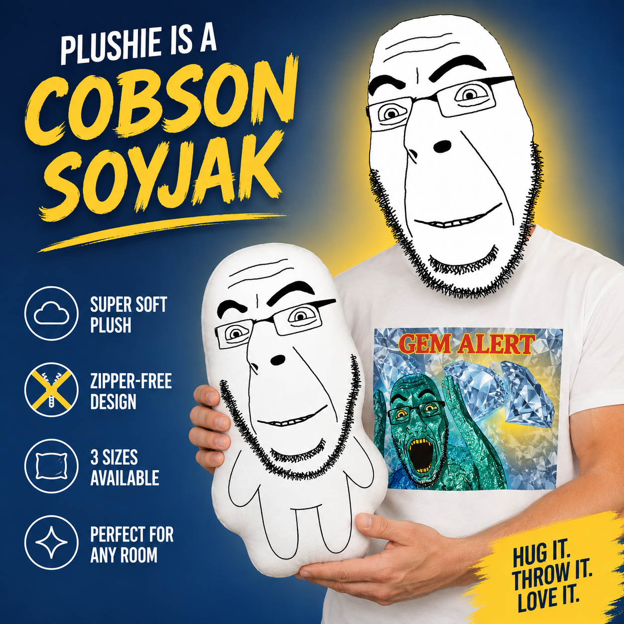 Cobson Soyjak Plushie