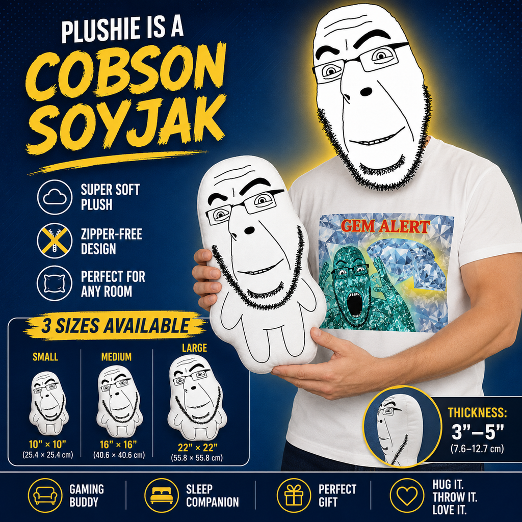 Cobson Soyjak Plushie